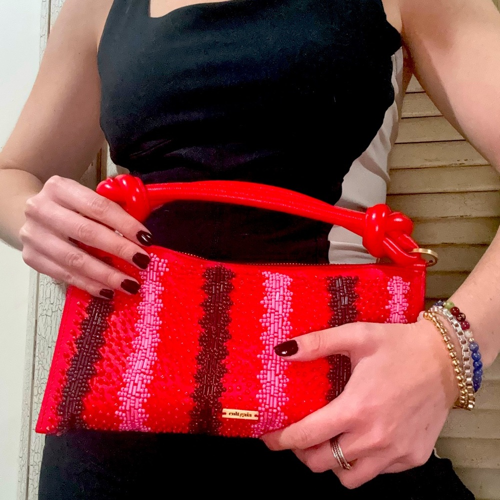 Cult Gaia beaded handbag